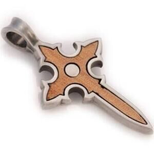 Noble Crusaders‎ Cross In Rosewood And Silver |